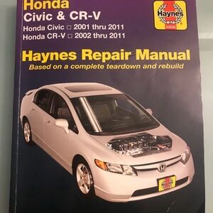 Haynes Repair Manual for Honda Civic & CR-V 2001-2011